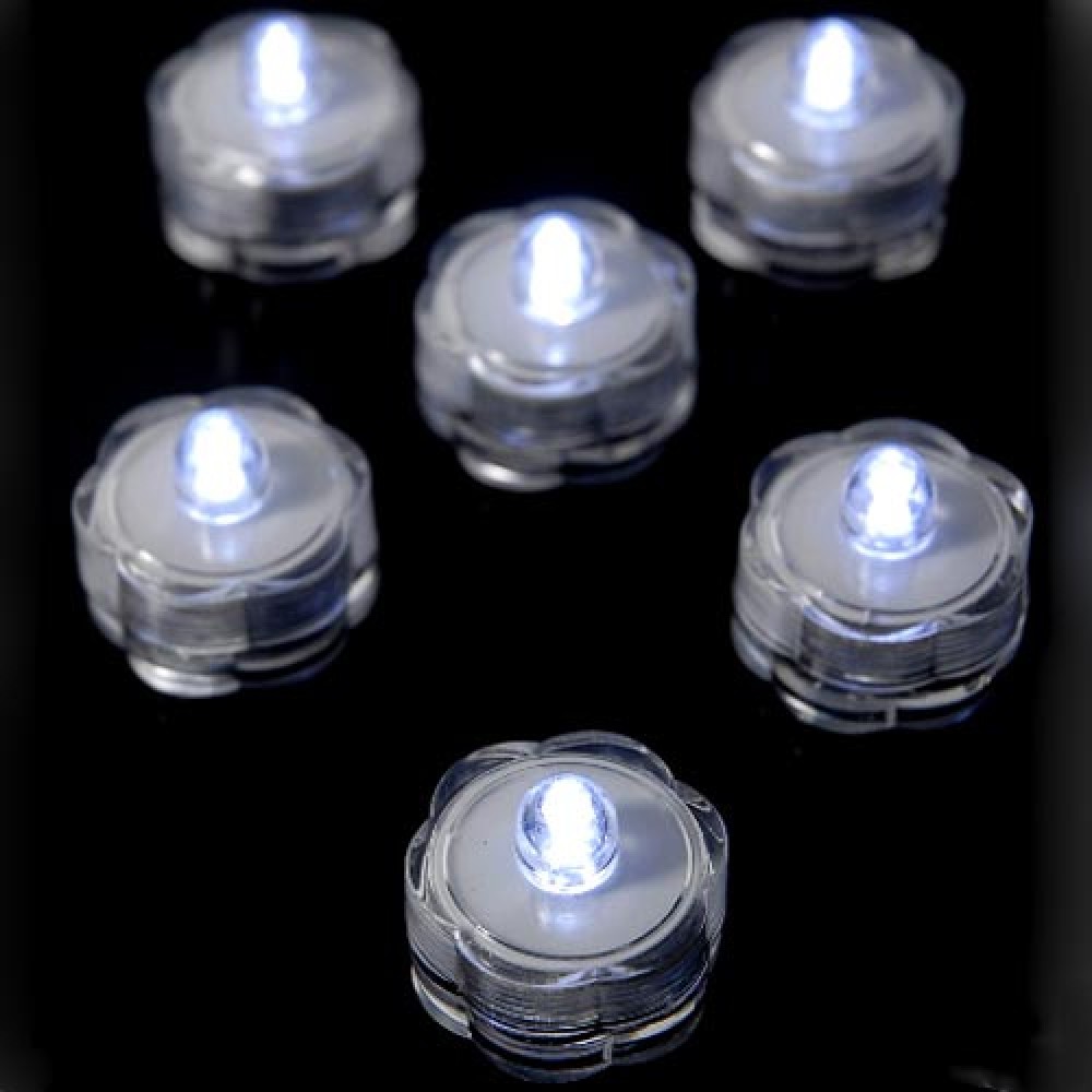 Submersible LED Vase Lights 6 Pack Florists Supplies